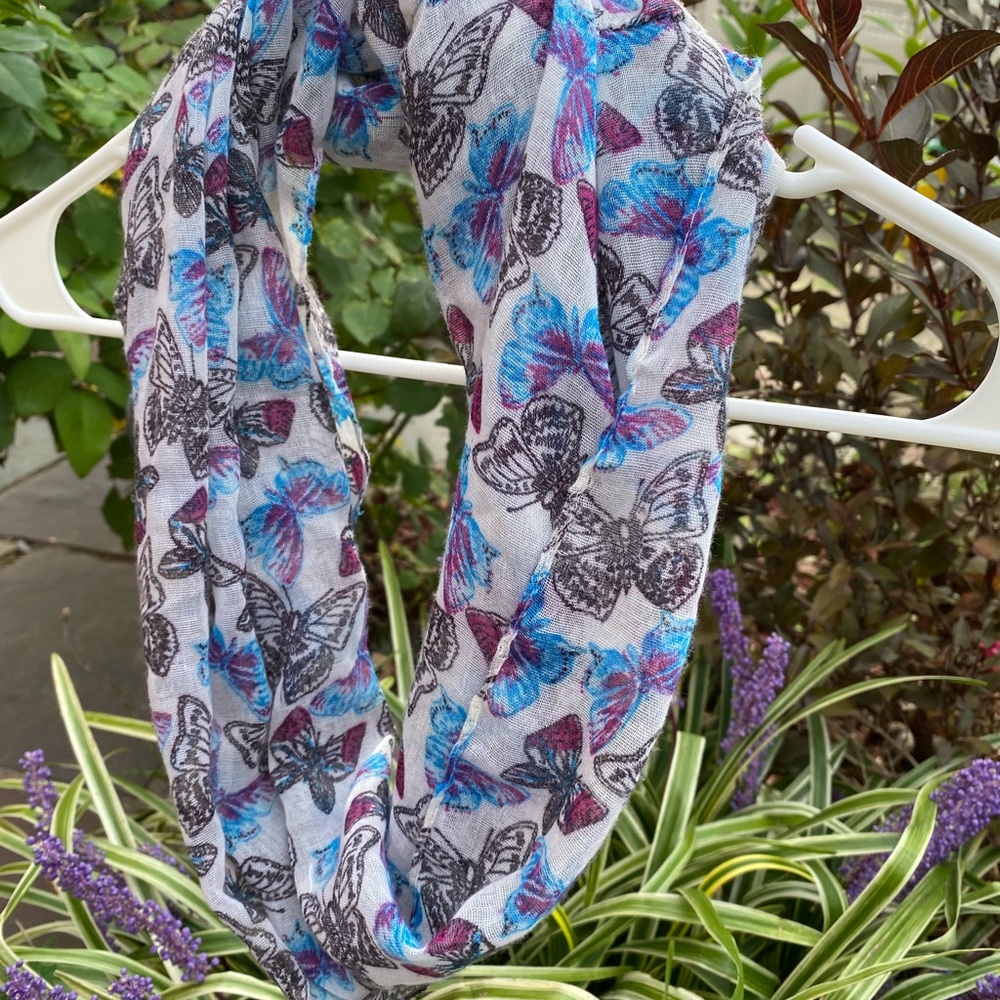 Butterfly Infinity Scarf